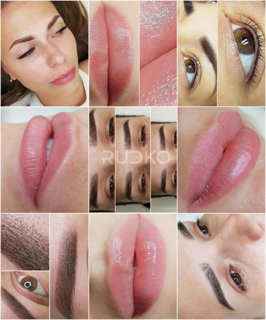Permanent makeup made with Purebeau pigments